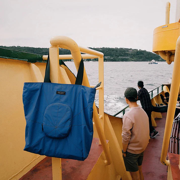 TREE Foldable Tote Bag (20L) blauw