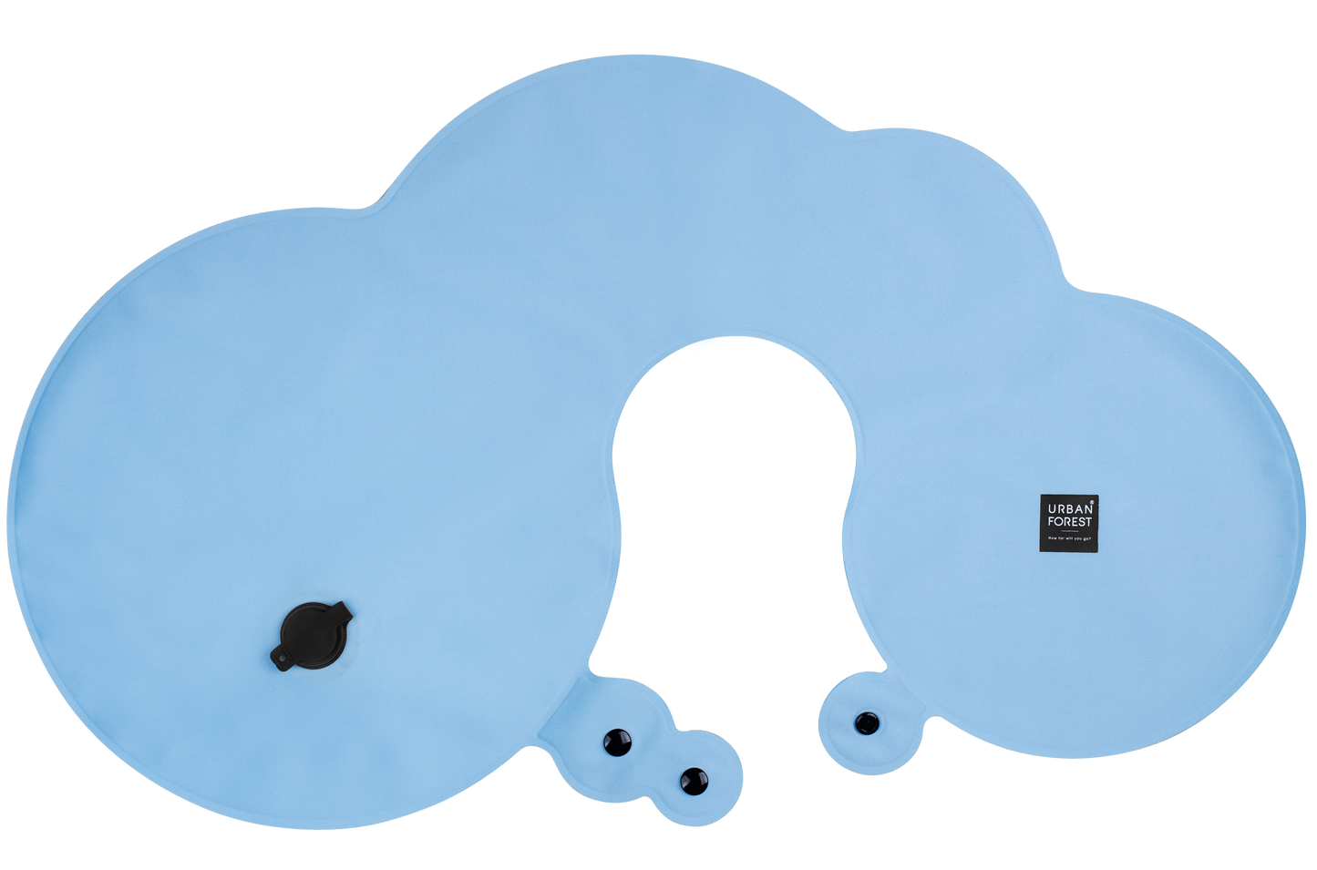 Cloud - Pocket Inflatable neck pillow
Lucht Blauw