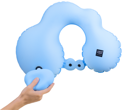 Cloud - Pocket Inflatable neck pillow
Lucht Blauw